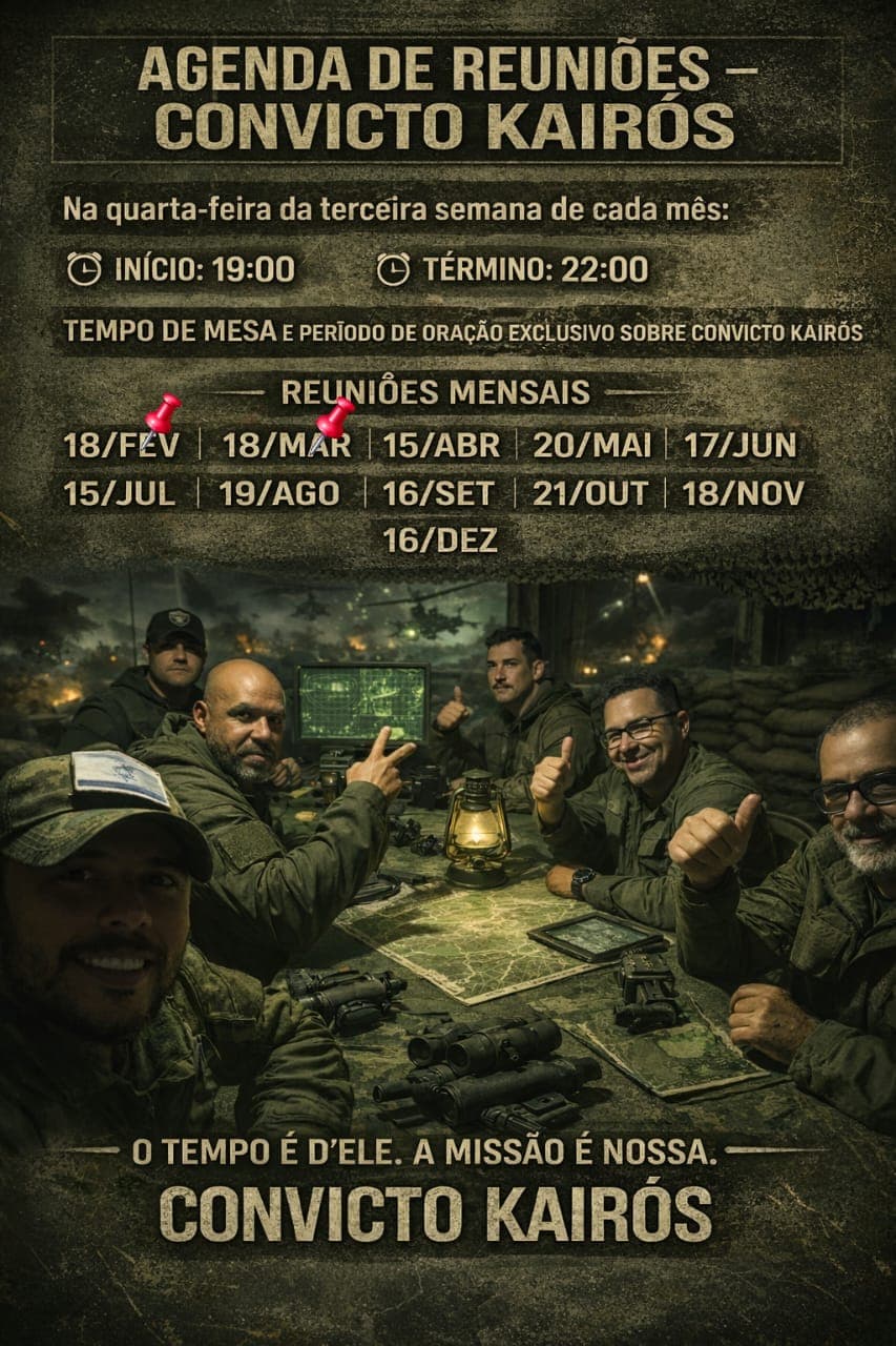 Convite do Primeiro Grande Encontro Convicto Kairós